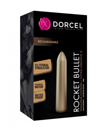 Mini Stimulateur Rocket Bullet - Or jaune - Dorcel