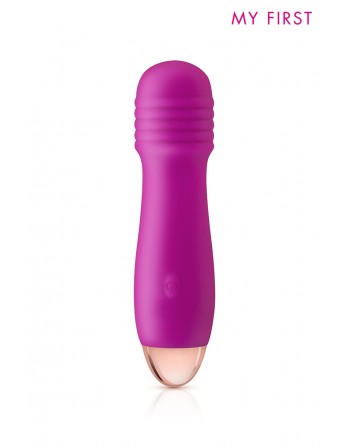 Vibromasseur rechargeable Joystick rose - My First
