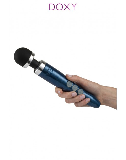 Vibromasseur Wand Rechargeable - Bleu - Doxy Die Cast 3R