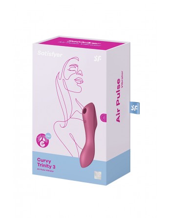 Stimulateur Curvy Trinity 3 rouge - Satisfyer