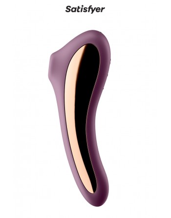 Double stimulateur Dual Kiss bordeaux - Satisfyer