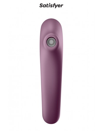 Double stimulateur Dual Kiss bordeaux - Satisfyer