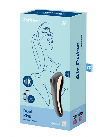 Double stimulateur noir Dual Kiss Satisfyer