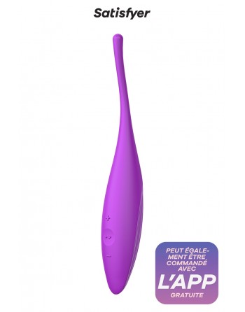 Stimulateur connecté Twirling Joy fuchsia - Satisfyer