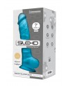 Gode double densité bleu 17,5 cm - SilexD