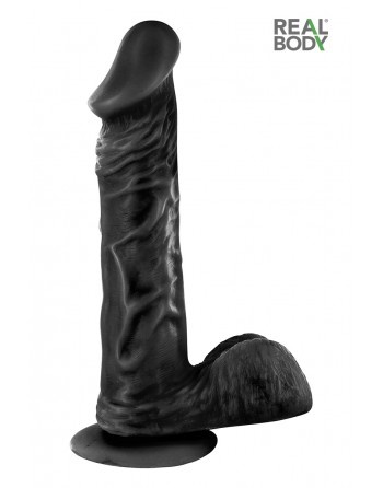 Gode réaliste 23 cm - Real Bruce Noir