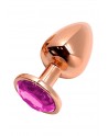 Plug bijou Tralalo rose L - Wooomy