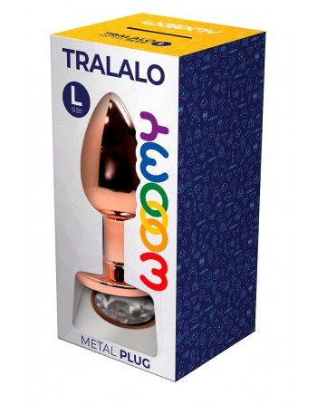 Plug bijou Tralalo transparent L - Wooomy