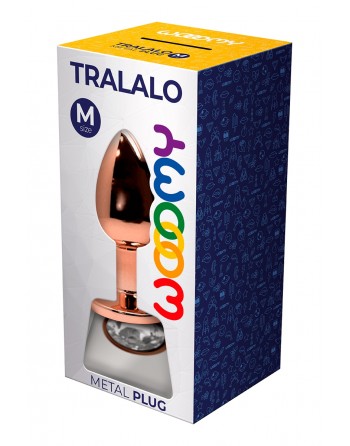 Plug bijou Tralalo transparent M - Wooomy