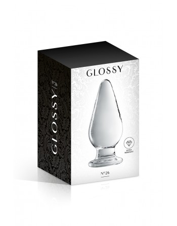 Plug anal verre Glossy Toys n° 26 Clear