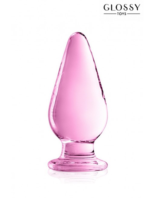 Plug anal verre Glossy Toys n° 26 Pink