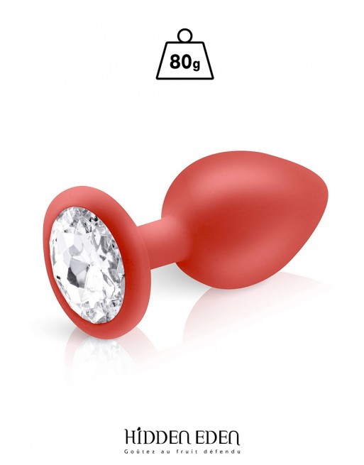 Plug Anal Bijou - Rouge - Hidden Eden L