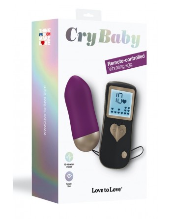 Œuf Vibrant Cry Baby - Violet - LoveToLove®