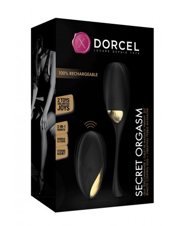 Œuf Vibrant Télécommandé Secret Orgasm - Dorcel