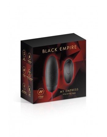 Œuf Vibrant Télécommandé My Empress - Black Empire