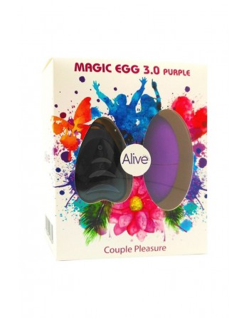 Œuf Vibrant Télécommandé - Violet - Magic Egg 3.0