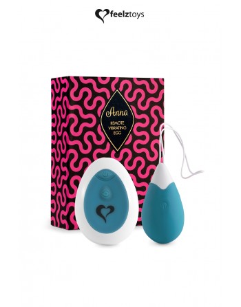 Oeuf vibrant Anna turquoise - Feelztoys