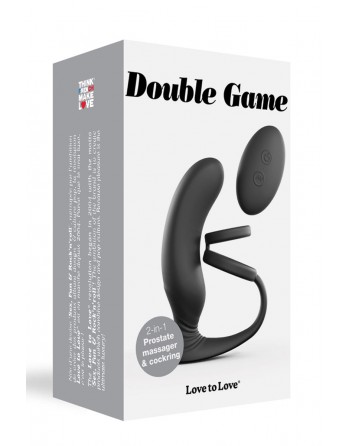 Stimulateur Prostatique Avec Cockring - Double game