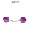 Menottes Leather Cuffs - Violet - Ouch!