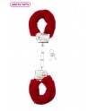 Menottes Furry Handcuffs - Rouge - Shots Toys