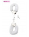 Menottes Furry Handcuffs - Blanche - Shots Toys