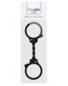 Menottes Stretchy Fun - Silicone Noir -Toysjoy