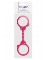 Menottes Stretchy Fun - Silicone Rose - Toysjoy
