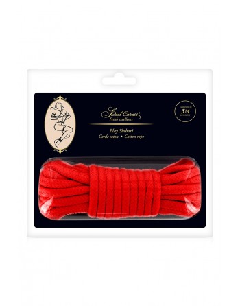 Corde de Bondage 5 m - Rouge - Sweet Caress