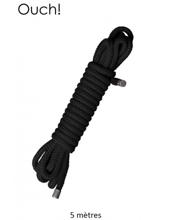 Corde Japanese Rope 5M - Noir - Ouch!