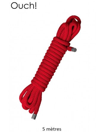 Corde Japanese Rope 5M - Rouge - Ouch!