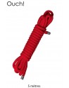 Corde Japanese Rope 5M - Rouge - Ouch!