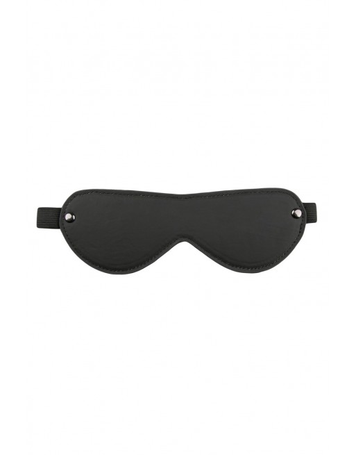 Bandeau en Similicuir - Black Blindfold