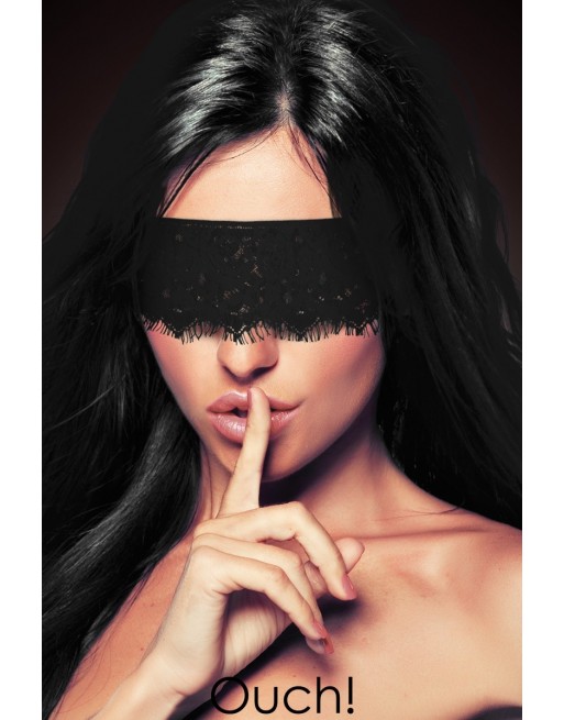 Bandeau Mystere Lace Mask - Noir - Ouch! Bandeau Mystere Lace Mask - Noir - Ouch!