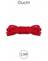 Corde Japanese Mini Rope 1,5M - Rouge - Ouch!