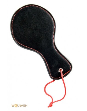 Mini Paddle en Cuir - Noir & Rouge - Wolnash