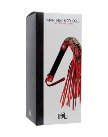 Martinet BDSM Bicolore - 40 Lanières - Litolu