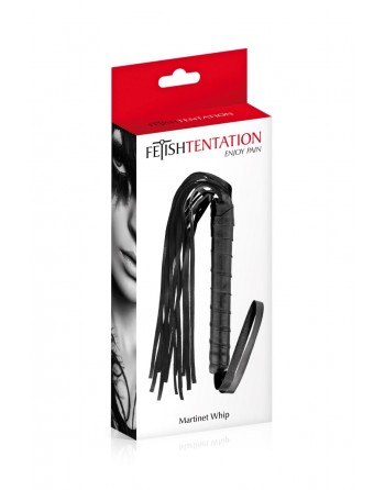 Martinet 13 Lanières - Noir - Fetish Tentation