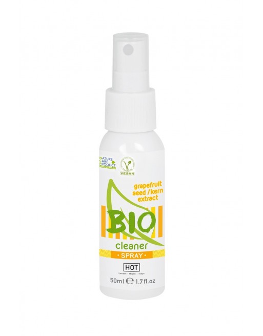 Spray Nettoyant Sextoys Bio 50ml - HOT