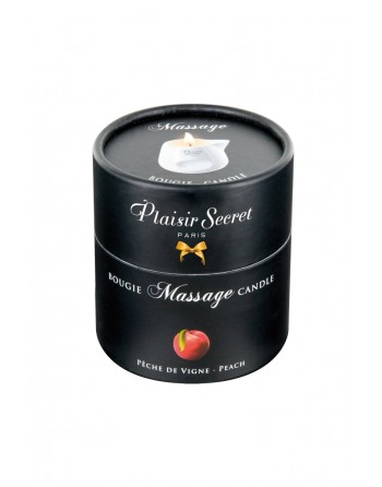 Bougie de Massage - Pêche -  80 ml - Plaisir Secret