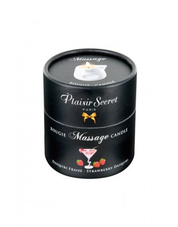 Bougie de Massage - Daiquiri Fraise - 80 ml - Plaisir Secret