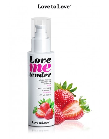 Huile de massage fraise 100ml