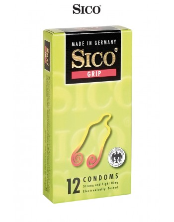 Boîte de 12 Préservatifs - Sico GRIP®