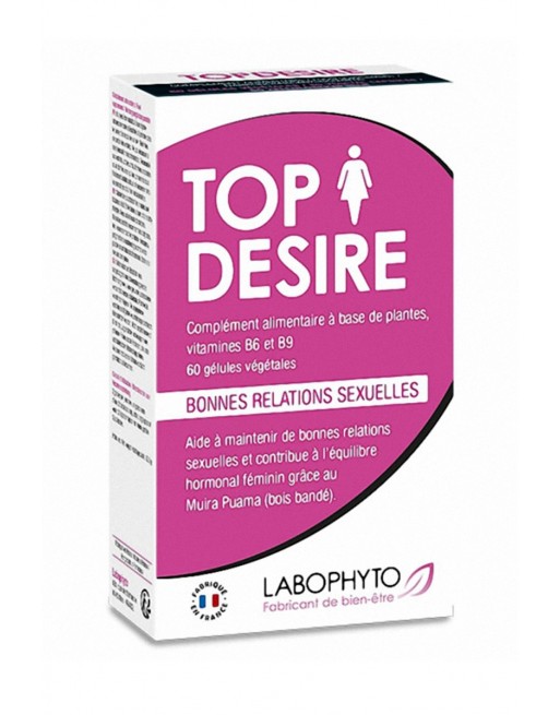 TopDesire 60 Gélules pour Femme - Labophyto