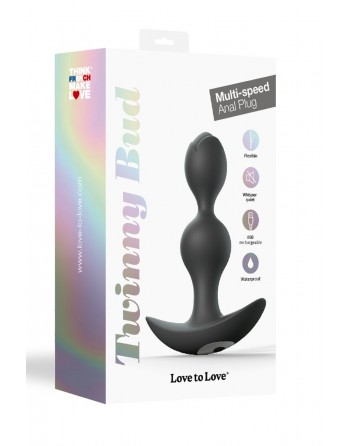 Plug Anal Vibrant Twinny Bud - Love To Love®