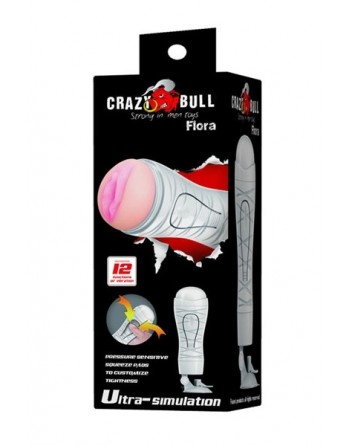 Masturbateur Bouche Vibrante Flora - Crazy Bull