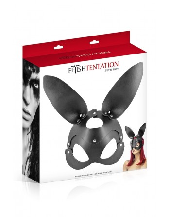 Masque Similicuir Ajustable - Bunny