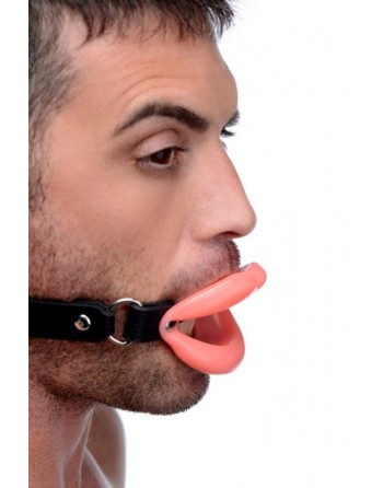 Bâillon Bouche Ouverte - Sissy Mouth Gag