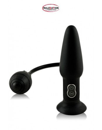 Plug Anal Vibrant & Gonflable - Malesation