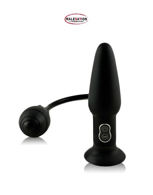 Plug Anal Vibrant & Gonflable - Malesation