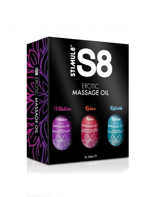 Coffret Découverte Huiles de Massage - Stimul8®